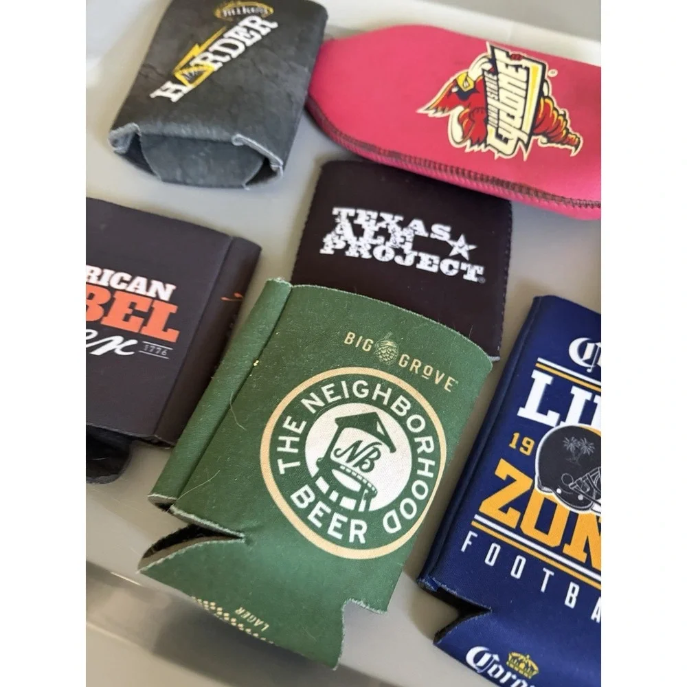 Can Koozies Lot Alcohol Promo Brand Nutrl Mikes Corona Etc Lot Of 7 Holders